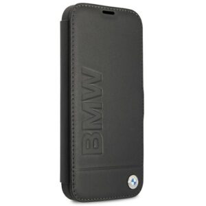 BMW BMFLBKP13SSLLBK Apple iPhone 13 mini 5,4" juodos spalvos book Signature - Image 3