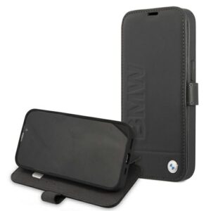 BMW BMFLBKP13SSLLBK Apple iPhone 13 mini 5,4" juodos spalvos book Signature - Image 6