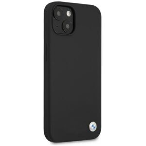 BMW BMHCP13SSILBK Apple iPhone 13 mini 5,4" juodos spalvos kietas dėklas Silicone Signature - Image 4