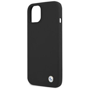 BMW BMHCP13SSILBK Apple iPhone 13 mini 5,4" juodos spalvos kietas dėklas Silicone Signature - Image 6