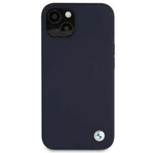 BMW BMHCP13SSILNA Apple iPhone 13 mini 5,4" navy kietas dėklas Silicone Signature - Image 2