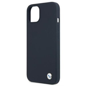 BMW BMHCP13SSILNA Apple iPhone 13 mini 5,4" navy kietas dėklas Silicone Signature - Image 5