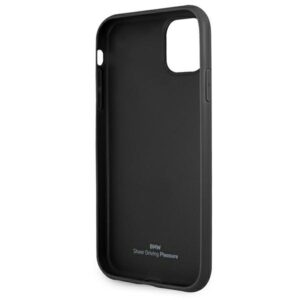 BMW BMHCN61RSPPR Apple iPhone 11 / Xr 6.1" red kietas dėklas Leather Curve Perforate - Image 7