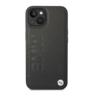 BMW BMHMP14MSLLBK Apple iPhone 14 Plus / 15 Plus 6,7" juodos spalvos kietas dėklas Signature Logo Imprint Mag - Image 3