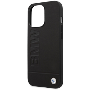 BMW BMHMP14XSLLBK Apple iPhone 14 Pro Max 6,7" juodos spalvos kietas dėklas Signature Logo Imprint Magsafe - Image 6