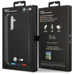 Dėklas BMW BMHCSA5422 PTDK A54 juodos spalvos Leather Stamp Tricolor - Image 8