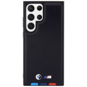 BMW BMHCS23L22PTDK S23 Ultra S918 juodos spalvos Leather Stamp Tricolor - Image 3