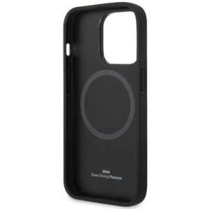 BMW BMHMP14L22RPSK dėklas Apple iPhone 14 Pro 6.1" juodos spalvos Leather Seats Pattern MagSafe - Image 7