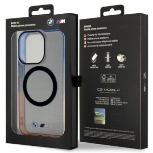 BMW BMHMP14LHTGE Apple iPhone 14 Pro 6.1" pilkos spalvos hardcase Gradient Bumper MagSafe case - Image 8