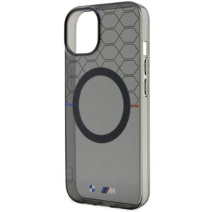BMW BMHMP14SHGPK Apple iPhone 14 15 13 6.1" dėklas gray Pattern MagSafe - Image 6