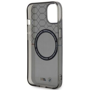 BMW BMHMP14SHGPK Apple iPhone 14 15 13 6.1" dėklas gray Pattern MagSafe - Image 7
