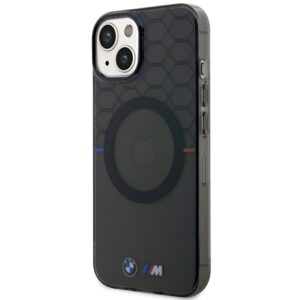 BMW BMHMP14MHGPK Apple iPhone 14 Plus / 15 Plus 6.7" Grey Pattern MagSafe Dėklas - Image 2