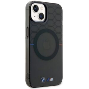BMW BMHMP14MHGPK Apple iPhone 14 Plus / 15 Plus 6.7" Grey Pattern MagSafe Dėklas - Image 4