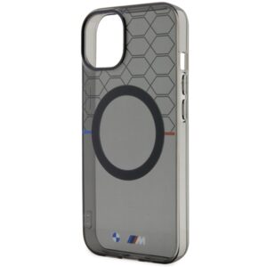 BMW BMHMP14MHGPK Apple iPhone 14 Plus / 15 Plus 6.7" Grey Pattern MagSafe Dėklas - Image 6