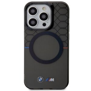 BMW BMHMP14LHGPK Apple iPhone 14 Pro 6.1" Grey Pattern MagSafe Dėklas - Image 3