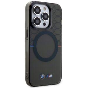 BMW BMHMP14LHGPK Apple iPhone 14 Pro 6.1" Grey Pattern MagSafe Dėklas - Image 4