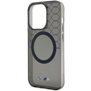 BMW BMHMP14LHGPK Apple iPhone 14 Pro 6.1" Grey Pattern MagSafe Dėklas - Image 6