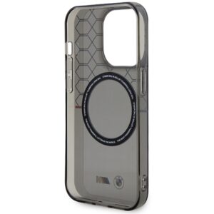 BMW BMHMP14LHGPK Apple iPhone 14 Pro 6.1" Grey Pattern MagSafe Dėklas - Image 7
