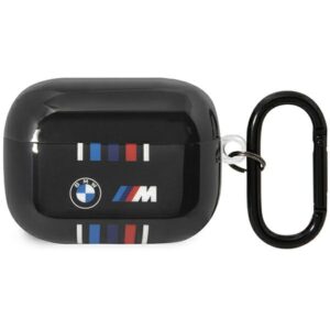 BMW BMAP22SWTK AirPods Pro dėklas juodos spalvos Multiple Colored Lines