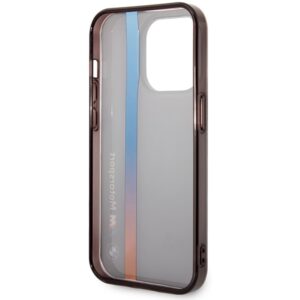 Dėklas BMW BMHCP14L22HVGV Apple iPhone 14 Pro 6.1" juodos spalvos IML Tricolor Stripe - Image 7