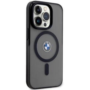 Dėklas BMW BMHMP14LDSLK Apple iPhone 14 Pro 6.1" juodos spalvos kietas dėklas Signature MagSafe - Image 4