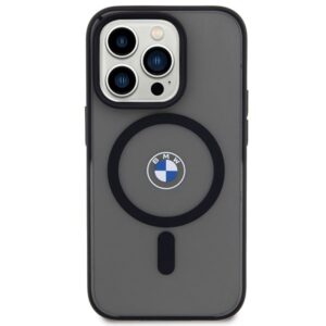 Dėklas BMW BMHMP14XDSLK Apple iPhone 14 Pro Max 6.7" juodos spalvos kietas dėklas Signature MagSafe - Image 3
