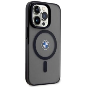 Dėklas BMW BMHMP14XDSLK Apple iPhone 14 Pro Max 6.7" juodos spalvos kietas dėklas Signature MagSafe - Image 4