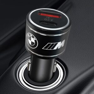 BMW charger BMCCMUSBCK PD-QC 3.0 20W Fast Charge juodos spalvos M Edition - Image 2