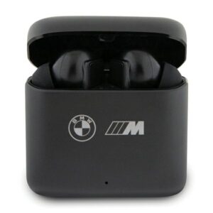BMW Bluetooth ausinės BMWSES20MAMK TWS + docking station juodos spalvos M Collection - Image 1