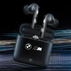 BMW Bluetooth ausinės BMWSES20MAMK TWS + docking station juodos spalvos M Collection - Image 6