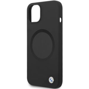 Dėklas BMW BMHMP14SSILBK2 Apple iPhone 14   15   13 6.1" juodos spalvos Signature Liquid Silicone MagSafe - Image 6