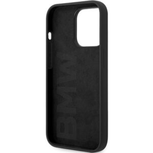 Dėklas BMW BMHMP14XSILBK2 Apple iPhone 14 Pro Max 6.7" juodos spalvos Signature Liquid Silicone MagSafe - Image 7