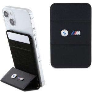 Wallet BMW Card Slot Stand BMWCSMMPGK juodos spalvos MagSafe M Edition Collection