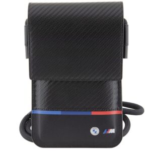 BMW BMOWBPUCARTCBK Wallet Bag juodos spalvos Carbon Tricolor Line - Image 2