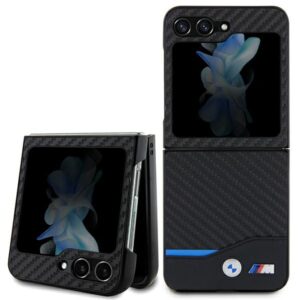 BMW BMHCZF522NBCK Z Flip5 F731 juodos spalvos Leather Carbon - Image 1