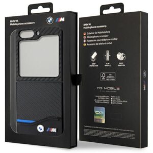 BMW BMHCZF522NBCK Z Flip5 F731 juodos spalvos Leather Carbon - Image 8
