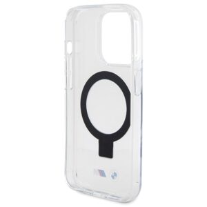 Dėklas BMW BMHMP15LURST Apple iPhone 15 Pro 6.1" clear kietas dėklas Ring Stand M Collection MagSafe - Image 7