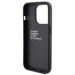 Dėklas BMW BMHCP15LGSPCCK Apple iPhone 15 Pro 6.1" juodos spalvos kietas dėklas Grip Stand Smooth & Carbon - Image 8