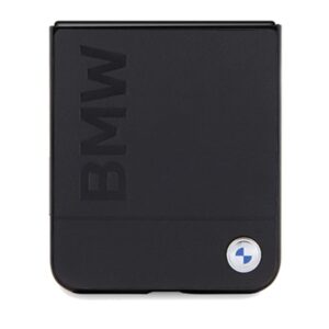 Dėklas BMW BMHCZF5SLLBK Z Flip5 F731 juodos spalvos Leather Hot Stamp - Image 5