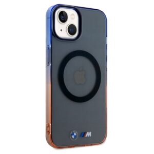 Dėklas BMW BMHMP15MHTGE Apple iPhone 15 Plus   14 Plus 6.7" grey kietas dėklas Gradient Bumper MagSafe - Image 4