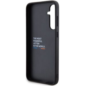 Dėklas BMW BMHCS23FE22NBCK S23 FE S711 juodos spalvos Leather Carbon - Image 6