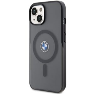 Dėklas BMW BMHMP15MDSLK Apple iPhone 15 Plus 14 Plus 6.7" juodos spalvos kietas dėklas IML Signature MagSafe - Image 2