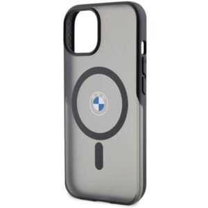 Dėklas BMW BMHMP15MDSLK Apple iPhone 15 Plus 14 Plus 6.7" juodos spalvos kietas dėklas IML Signature MagSafe - Image 6