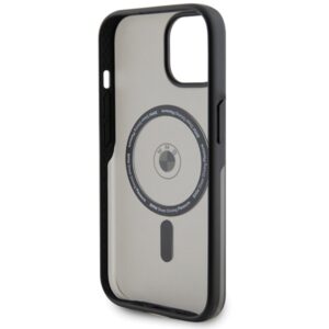 Dėklas BMW BMHMP15MDSLK Apple iPhone 15 Plus 14 Plus 6.7" juodos spalvos kietas dėklas IML Signature MagSafe - Image 7