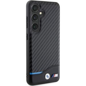 Dėklas BMW BMHCS24S22NBCK S24 S921 juodos spalvos Leather Carbon - Image 4