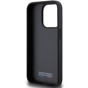Dėklas BMW BMHCP15L23 PUPVK Apple iPhone 15 Pro 6.1" juodos spalvos kietas dėklas Perforated Tricolor Line - Image 7