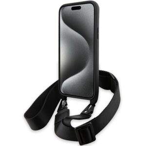 Dėklas BMW BMHCP15M23 PSCCK Apple iPhone 15 Plus 14 Plus 6.7" juodos spalvos kietas dėklas M Edition Carbon Stripe & Stra - Image 4