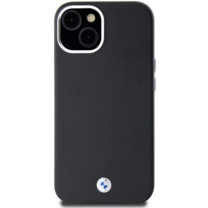 BMW BMHMP14S23PUFWK Apple iPhone 14 / 15 / 13 6.1" juodos spalvos Signature Wrapped Metal MagSafe - Image 3