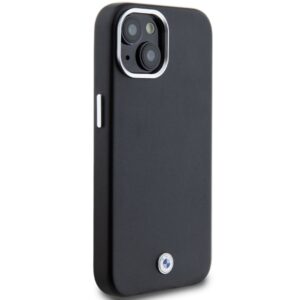 BMW BMHMP14S23PUFWK Apple iPhone 14 / 15 / 13 6.1" juodos spalvos Signature Wrapped Metal MagSafe - Image 4