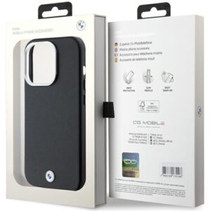 BMW BMHMP14X23PUFWK Apple iPhone 14 Pro Max 6.7" juodos spalvos Signature Wrapped Metal MagSafe - Image 8